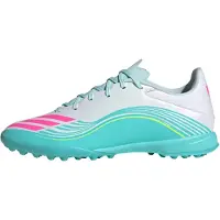 Adidas Voetbalschoen 'F50 Messi League' turquoise / neongeel / pink / wit