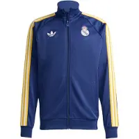 Adidas Trainingsjack 'Real Madrid' donkerblauw / goudgeel / wit
