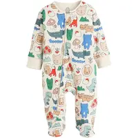 Next Nachtkledij 'Tog' beige / blauw / groen / rood