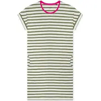 Schiesser Nachthemd ' Casual Essentials ' kaki / offwhite
