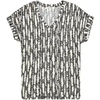 Garcia Shirt zwart / wit