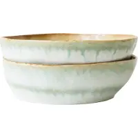 HK Living pastabord 70s (Ø19,5 cm) (set van 2)