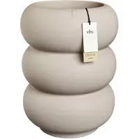 Elho Amber Roll High 43 - Balanced beige - Ø43 x H 58 cm - Binnen en Buiten - 100% gerecycled kunststof
