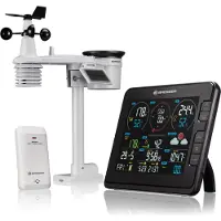 Explore Scientific profi WLAN Weercenter 7-in-1 met Lichtintensiteit- en UV-Meting (Language Code 2 | zwart)