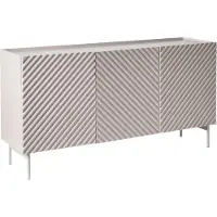 Beliani YARAKA - Dressoir met 3 deuren - Lichtbeige - MDF