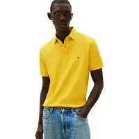 Tommy Hilfiger regular fit poloshirt regular fit geel