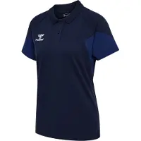 Hummel Travel Short Sleeve Polo Blauw XL Vrouw