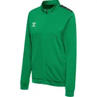 Hummel Sportief sweatvest 'AUTHENTIC' grasgroen / zwart / wit