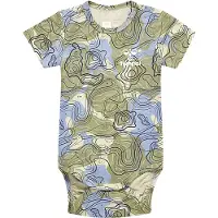 Hummel Rompertje/body 'Janus' lichtbeige / nachtblauw