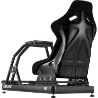 Oplite Race-simulatiecockpit R8 Fury Zwart