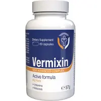 IncHealth GmbH Vermixin - 60 capsules, hoge dosering - Origineel recept uit Zwitserland - Veganistisch en plantaardig, met 22 vitamines en mineralen - Verpakking van 1