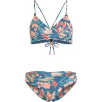 O'Neill Bikini 'Essentials Baay Maoi' blauw / cyaan blauw / abrikoos / koraal