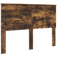 vidaXL Hoofdbord Gerookte Eik 100 cm Geconstrueerd hout