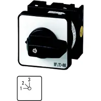 Eaton Power Quality T0-2-8230/E, Schakelaar, 1-polig, Zwart, Wit, IP65, 48 mm, 48 mm