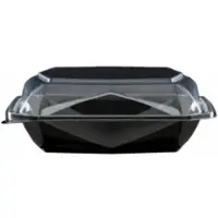 Duni Octaview APET Zwart/Transparant 185x185x70mm 625ml 255 stuks