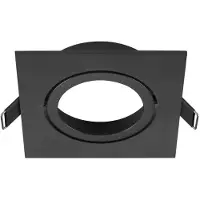 SLV Onderdeel | NEW TRIA 95 | plafondinbouwring | L: 11 B: 11 H: 2.6 cm | IP20 | zwart