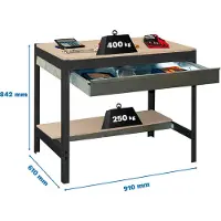 Simonwork (bancos De Trabajo) Bt0 Box Werkbank 842x910x610 Mm