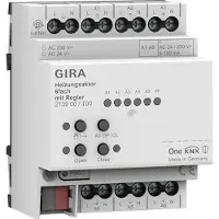 Gira One 6-Kanaals Verwarmingsactuator Met Controller - 213900
