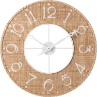 J-Line Clock sodi mdf natural/white