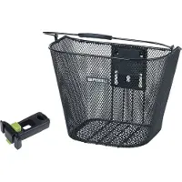 Basil Bremen BE Fietsmand - Nieuw - 2e leven voor retouren - 35x26x26 cm - easy Stem Holder - Retourkoop.nl
