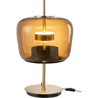 J-Line Tafellamp LED Glas Bruin