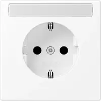 JUNG LS1520NAWWM SCHUKO stopcontact met aanduiding