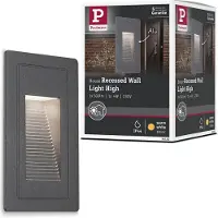 Paulmann 94382 Wandinbouwarmatuur LED vast ingebouwd LED Zwart