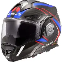 LS2 Helmets LS2FF901AdvantXCFutureIIWitBlauw06Systeemhelm Maat XS