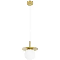 Eglo Glazen hanglamp Arenales Ø 18cm - goud