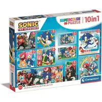 Clementoni 11 In 1 Sonic Puzzle Veelkleurig