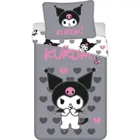 Hello Kitty Dekbedovertrek Kuromi 140 X 200 cm - 70x90 cm - katoen
