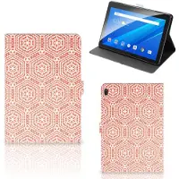 B2Ctelecom Lenovo Tab E10 Tablet Hoes Pattern Orange