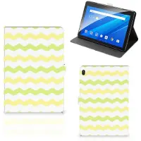 B2Ctelecom Lenovo Tab E10 Tablet Hoes Waves Yellow