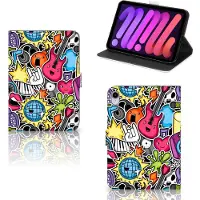 B2Ctelecom iPad Mini 6 (2021) Tablet Hoes met standaard Punk Rock