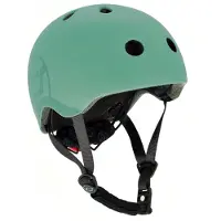 Scoot & Ride Helm S-M, Highwaykick veiligheidshelm voor kinderen, kleur: Forest