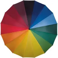 Falcone - Paraplu - Ø 110 cm - Extra Stevig - Regenboog