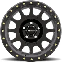 Method Wheels Method MR305 NV 18x9 0mm Offset 5x150 116.5mm CB Matte Black Street Loc Wheel