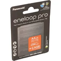 Eneloop Panasonic Pro 4x AA 2500mAh - Blister Van 4 + Doos
