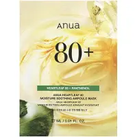 ANUA , Heartleaf 80 Vochtigende Ampoule Beauty Mask, 1 Blad, 0.91 fl oz (27 ml)
