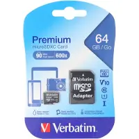 Verbatim Premium - Flashgeheugenkaart (SD adapter inbegrepen)