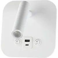 V-TAC 240026 Bedlamp LED LED 8 W Warmwit Energielabel: F (A - G) Wit