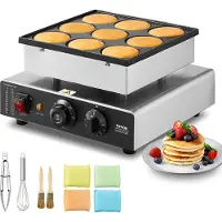 Vevor Mini Pannenkoekenmaker Commerciële Nederlandse Mini Pannenkoekenmachine