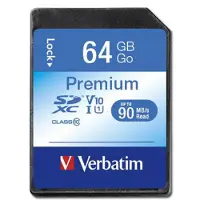 Verbatim SDXC kaart | | 64 GB (Class 10)