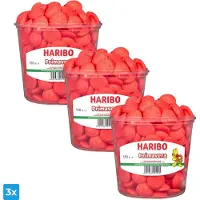 Haribo Schuim Primavera Aardbeien (3x 150 stuks)