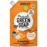 Marcel's Green Soap Handzeep Navulling Orange & Jasmijn – 500 ml – Milieuvriendelijke Handzeep – Vegan & 97% Biologisch Afbreekbaar