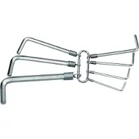 Gedore S 42-07 Haakse schroevendraaierset 2 mm, 2.5 mm, 3 mm, 4 mm, 5 mm, 6 mm, 8 mm 7-delig