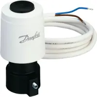 Danfoss Therm, aandrijving TWA-A/NO voor RA-behuizing, 230 V, 50 Hz, kabel 1,2 m, 1 stuk.