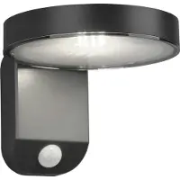 TRIO Solar wandlamp met sensor | Posadas | Antraciet | 3000K | 4.5W |