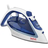 Tefal EasyGliss Plus FV5736, Stoom- en droogstrijkijzer, Durilium Airglide zool, 2 meter, 220 g/min, Blauw, Wit, 45 g/min