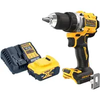 DeWalt DCD 800 P1 accuboormachine 18 V 90 Nm borstelloos + 1x oplaadbare accu 5.0 Ah + lader